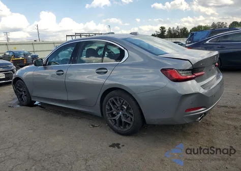 2025 BMW 330Xi из США, поврежденный, VIN 3MW89CW06S8F15849